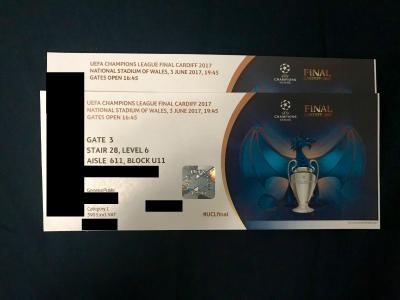 Entradas para UEFA Champions League FINAL 2017 - El mejor precio !